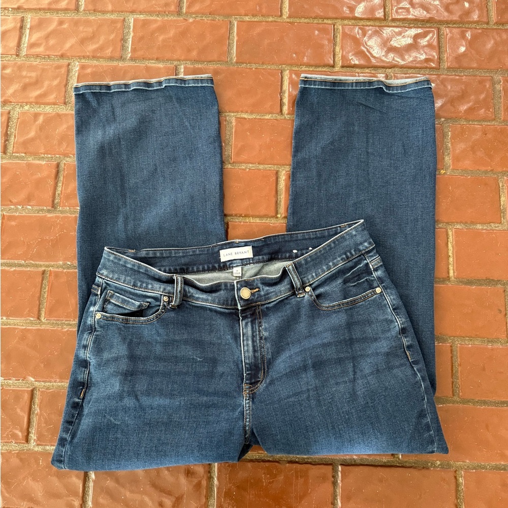 Lane Bryant women’s plus size 18W flex magic high waist curvy fit bootcut jeans